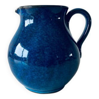 Old enamelled stoneware pitcher