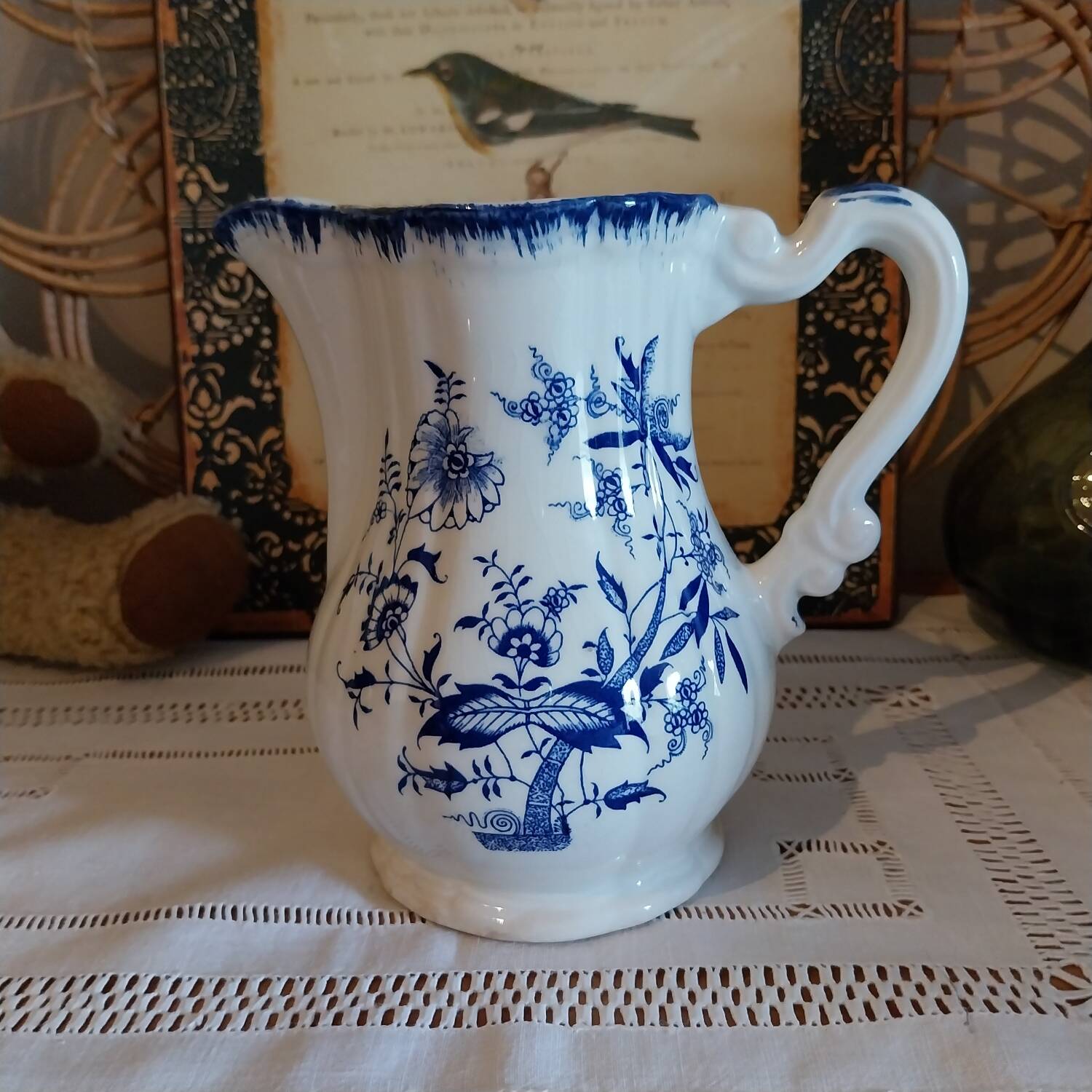 Sarreguemines Pitcher Lancaster Decor