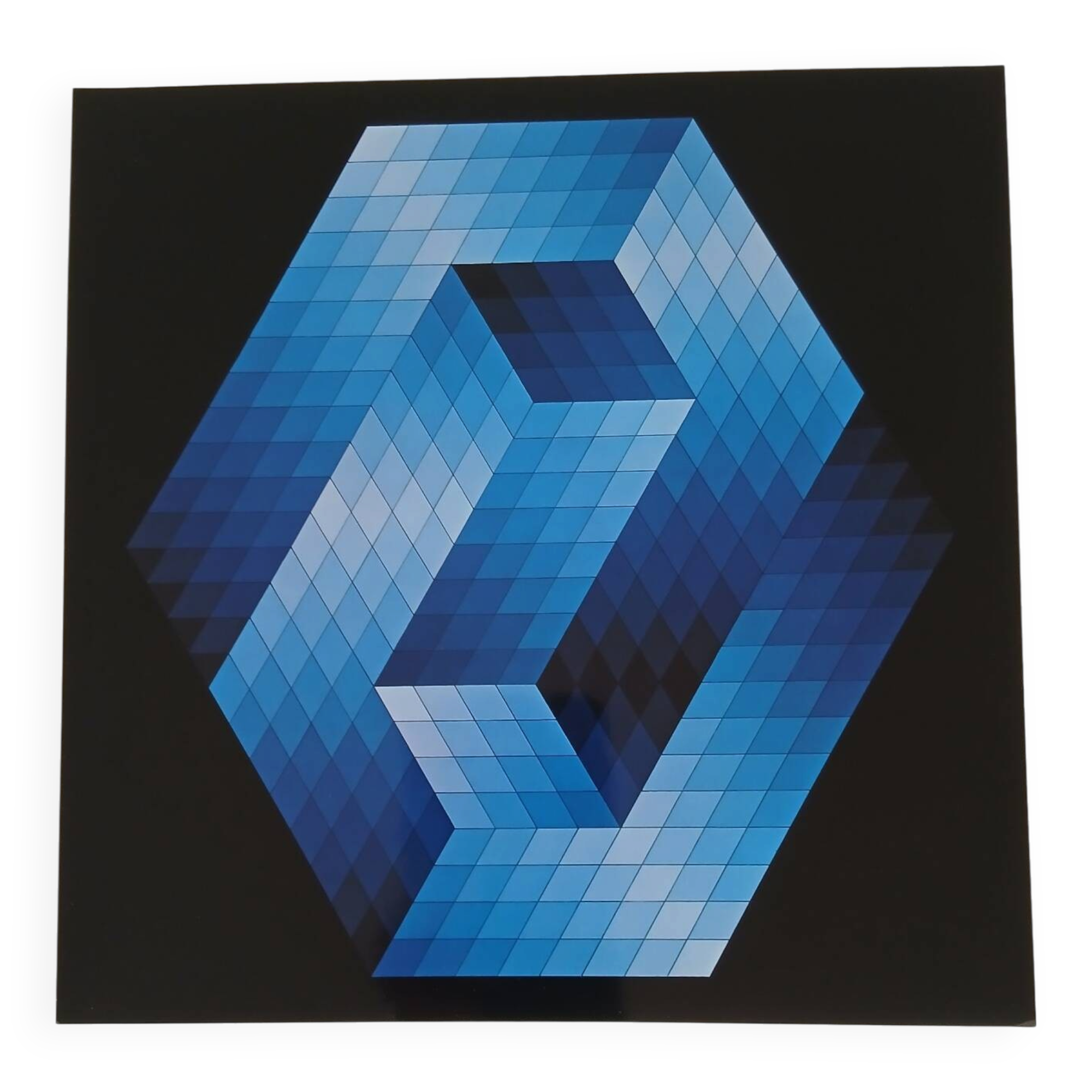 Victor Vasarely Serigraphy op art Editions du Griffon