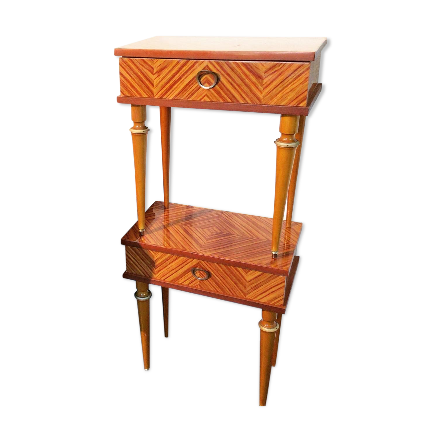 Pair of Scandinavian bedside tables