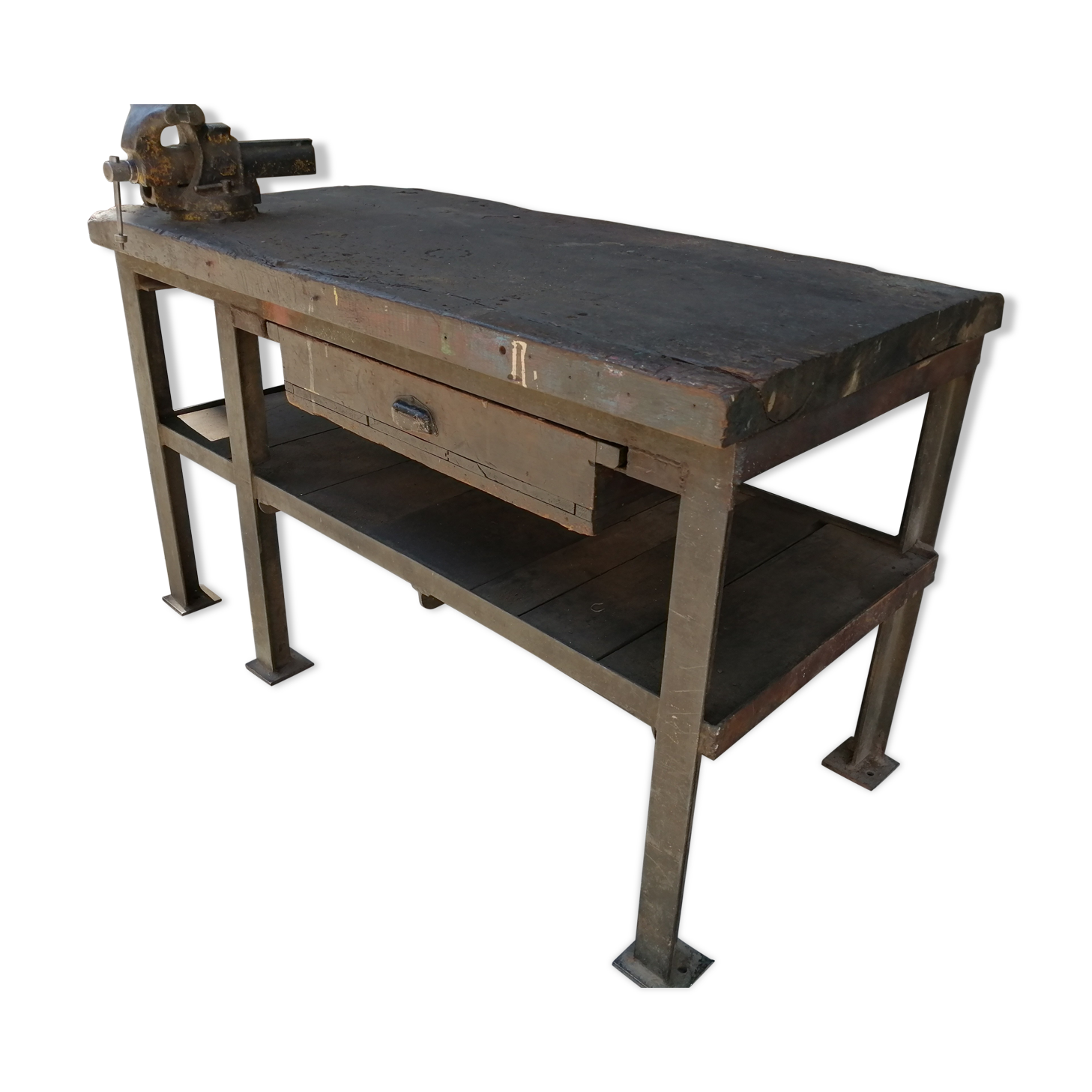 Établi industriel des années 60