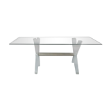 Coffee table glass and plexiglass 70s