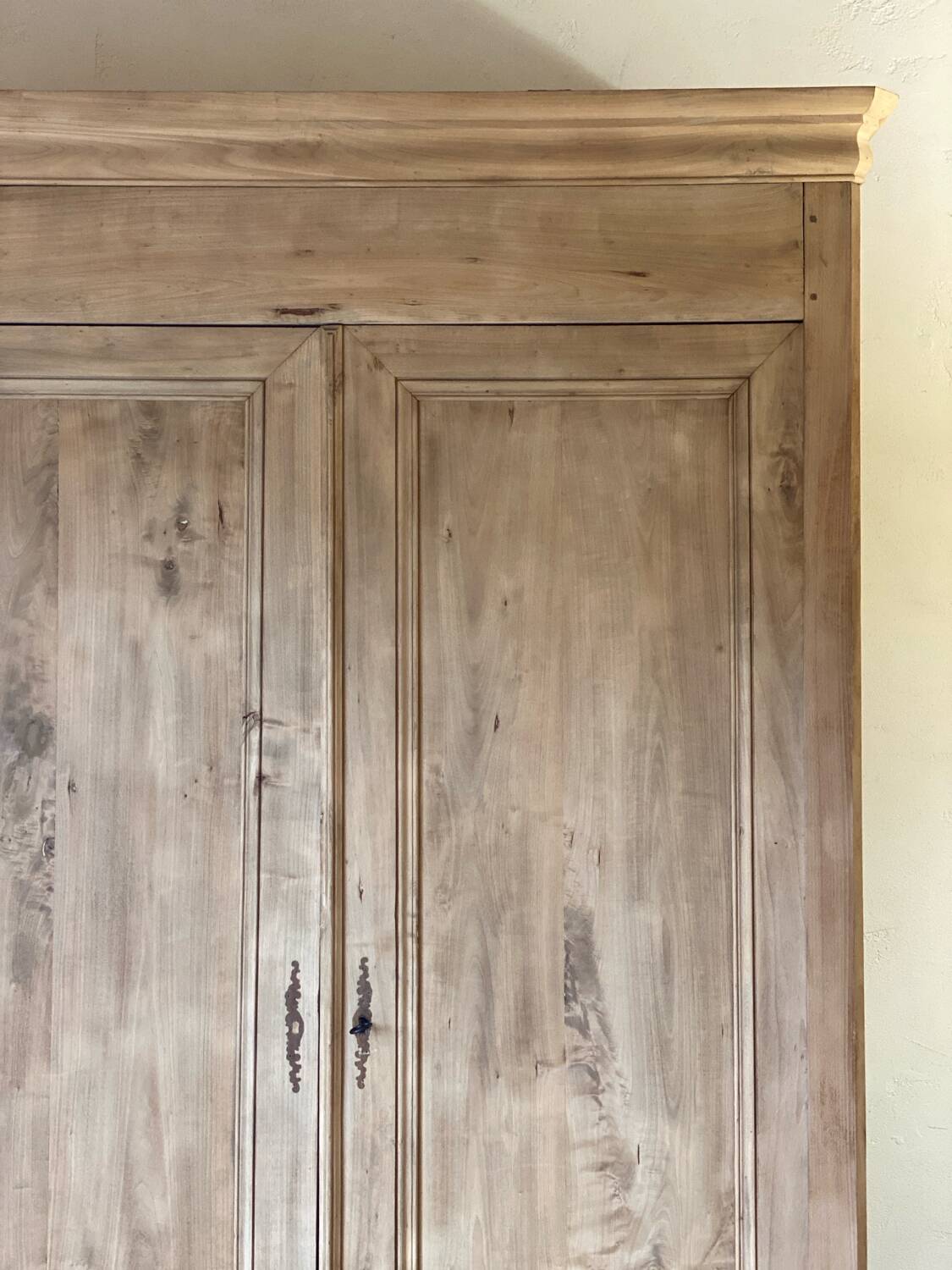 Light wood wardrobe
