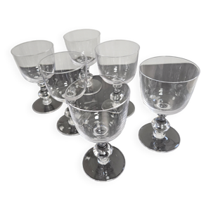 verres en cristal de