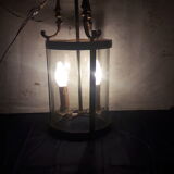 Golden bronze vestibule lantern