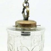 Art Nouveau pendant lamp, France, 1890s