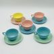 Élysée cup and saucer set in melamine