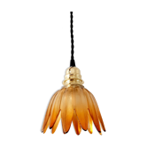 Amber vintage hand lamp