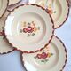 Longchamp Agen pattern soup plates