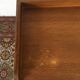 Commode en rotin années 50