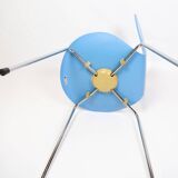 Set Of 5 Seven Chairs Model 3107 In Light Blue By Arne Jacobsen From 1980s