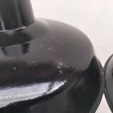 Enameled sheet metal pendant lights