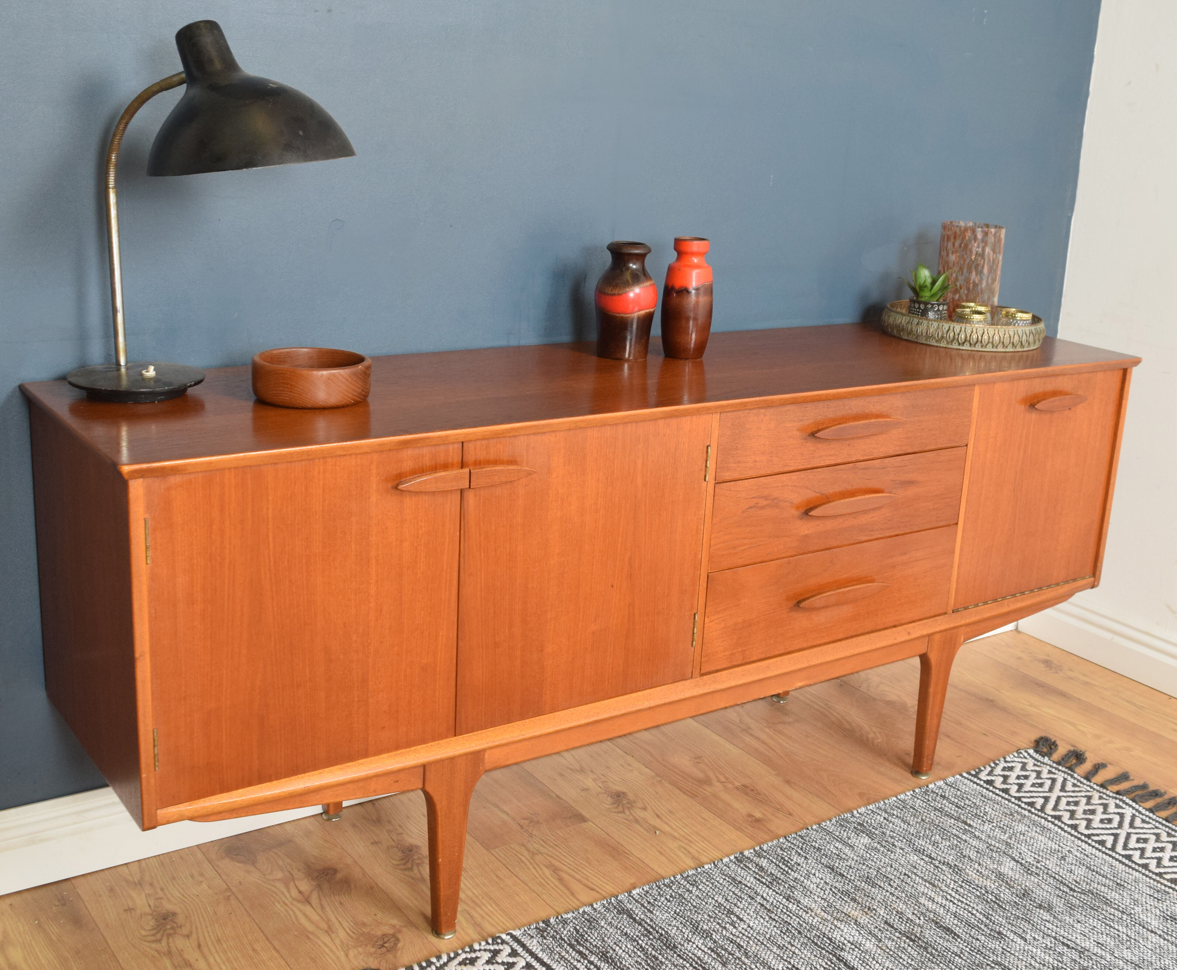 Restored Retro Teak 1960s Jentique Sideboard
