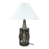 Ceramic Table lamp with a sculpturel abstract expression