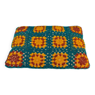 Vintage crochet cushion