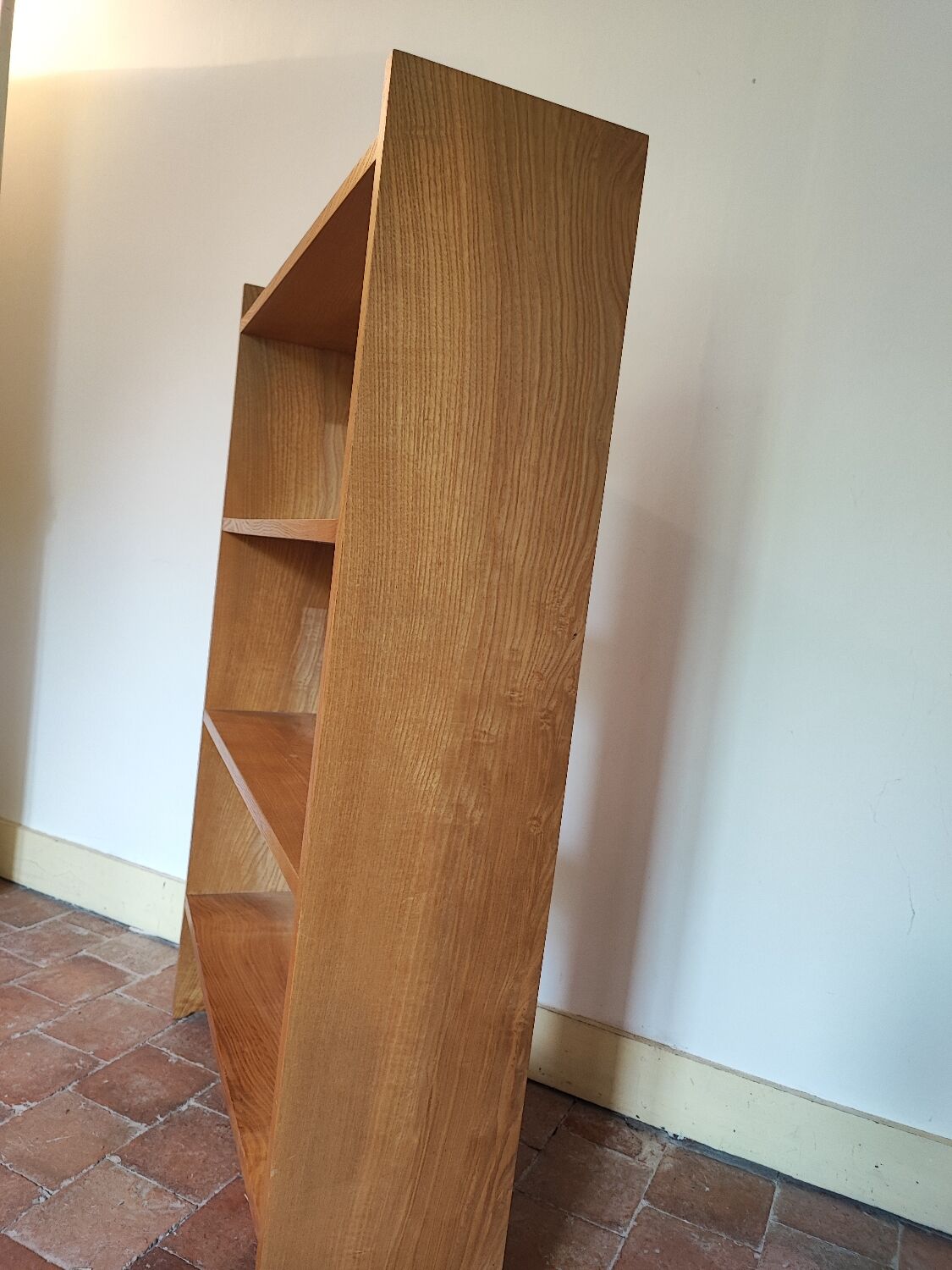 Bookcase wooden shelf 60s/70s