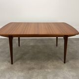 Scandinavian extendable teak table, 60s