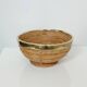 Bamboo and brass fruit bowls G Crespi 1970s