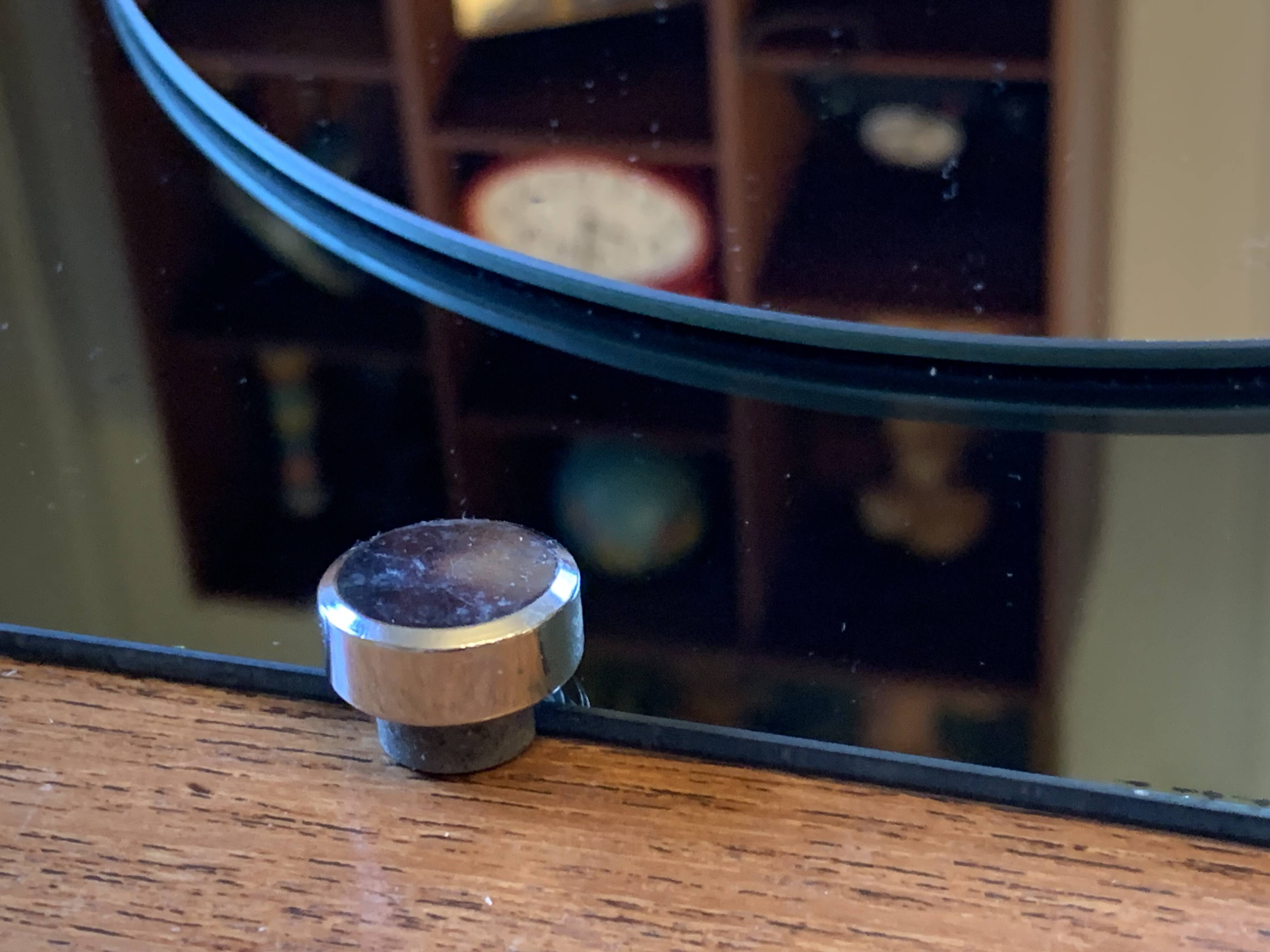 Double shade mirror 43x66 vintage 1970