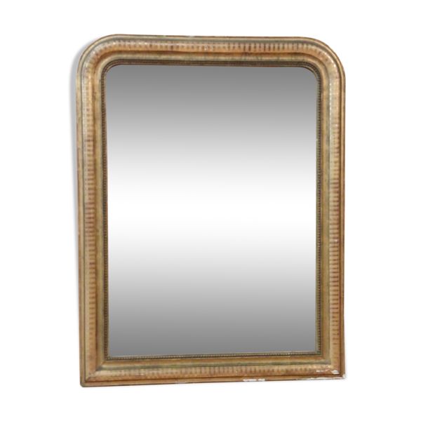 Miroir doré Louis Philippe - 94x73cm | Selency