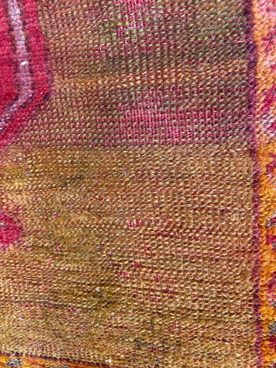 Old Turkish carpet Anatolia handmade 105x135 cm