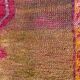 Old Turkish carpet Anatolia handmade 105x135 cm