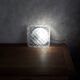 Plafonnier en verre vintage