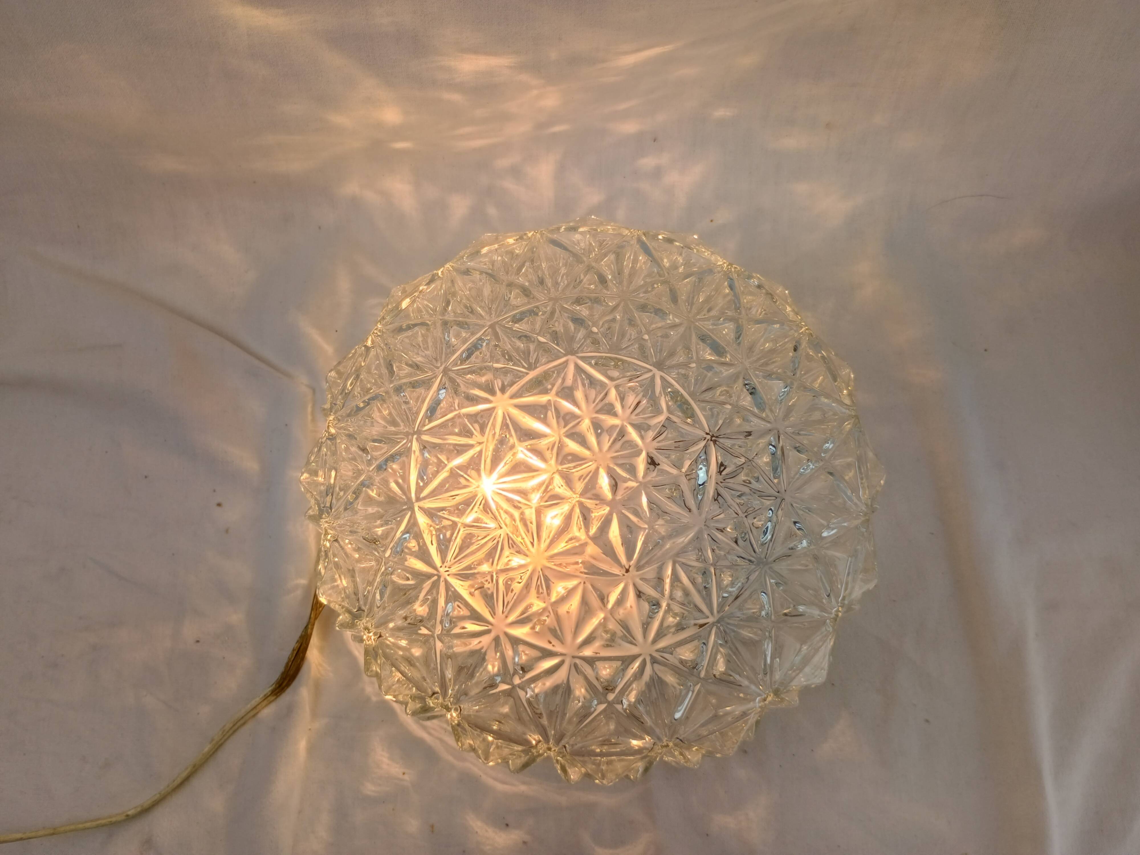 Superb vintage french ceiling light vianne