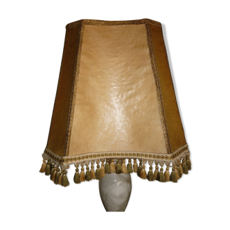 Classic lampshades in vellum and trimmings
