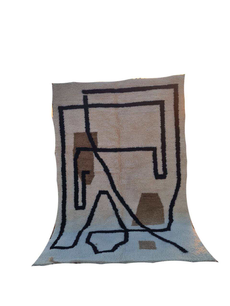 Mrirt handmade wool Berber rug 250 X 150 CM