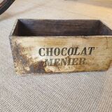 Ancient menier chocolate box