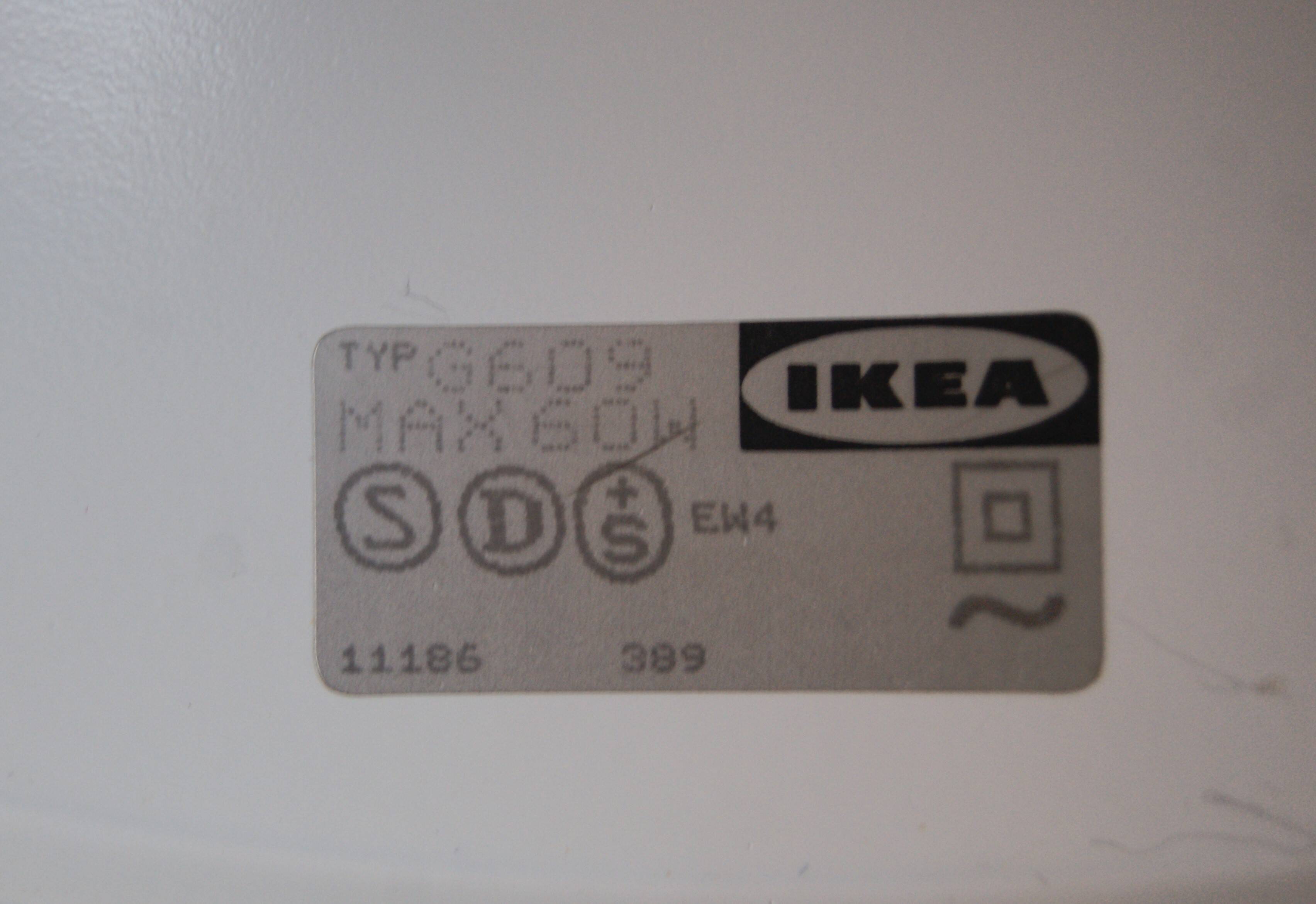 Black vintage IKEA adjustable floor reading lamp - Stilnovo inspired design from the 1980s.