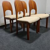 Four vintage Danish design dinning chairs by Holstebro møbelfabrik a/s