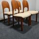 Quatre chaises à manger design danois vintage par Holstebro møbelfabrik a/s