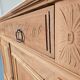 Marble buffet with interior drawer