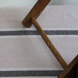 Folding wooden stool