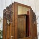 1930s Art Deco oak wardrobe