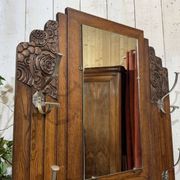 1930s Art Deco oak wardrobe