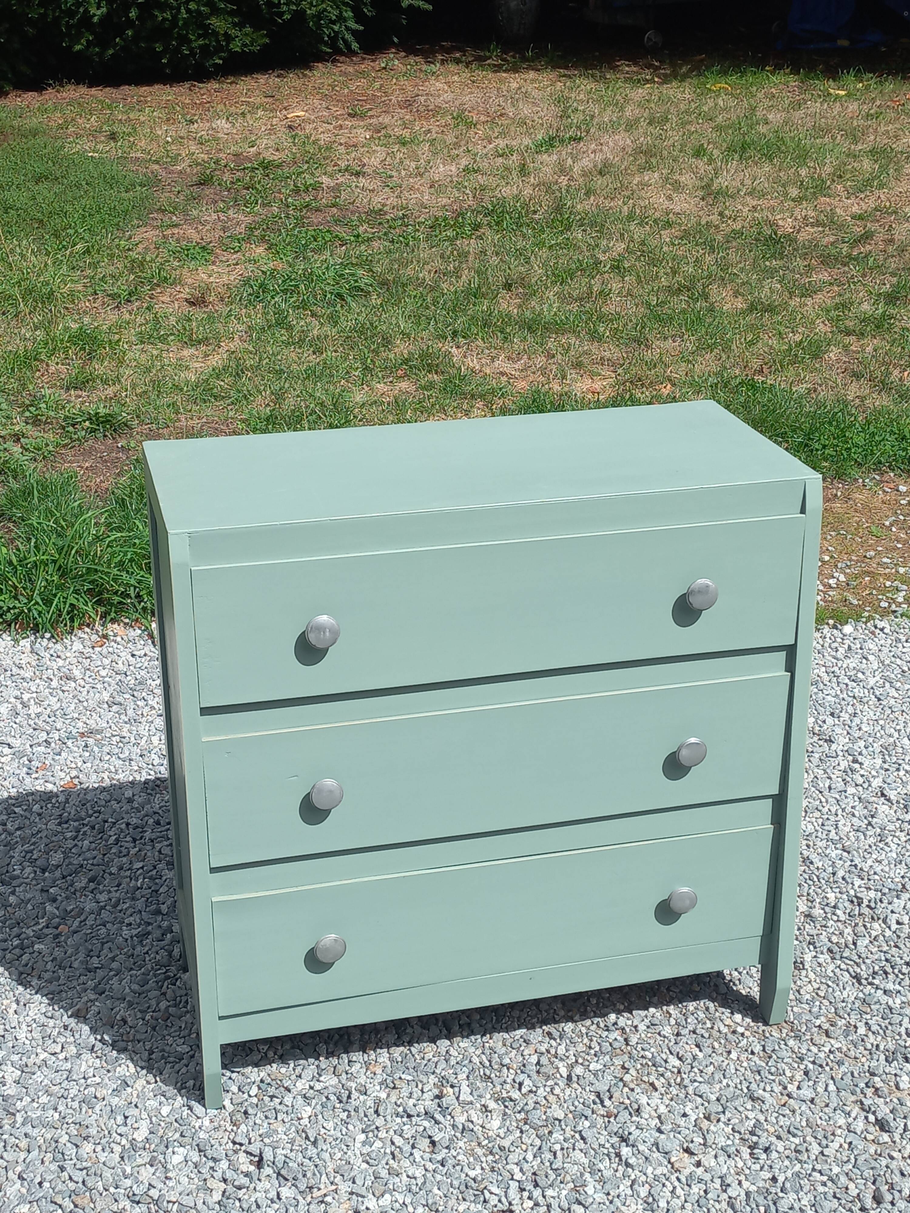 Commode en bois peint, années 50