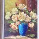 Tableau peinture bouquet de fleurs signé André Giroldi