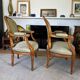Paire de fauteuils cabriolets style Louis XVI