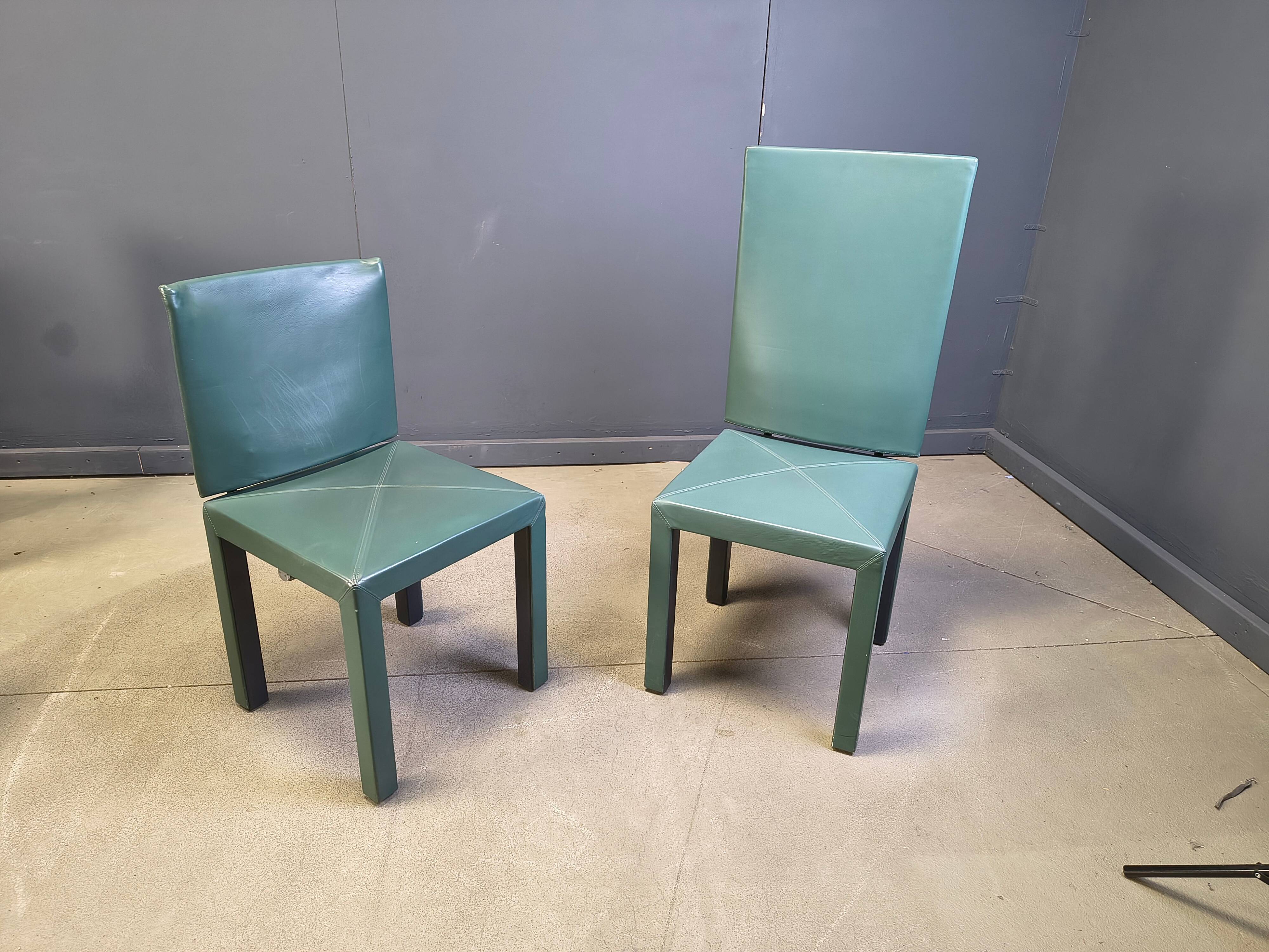 Arcadia dining chairs by Paolo Piva for B&B Italia set of 10