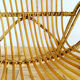 Shell armchair of the 50s in rattan