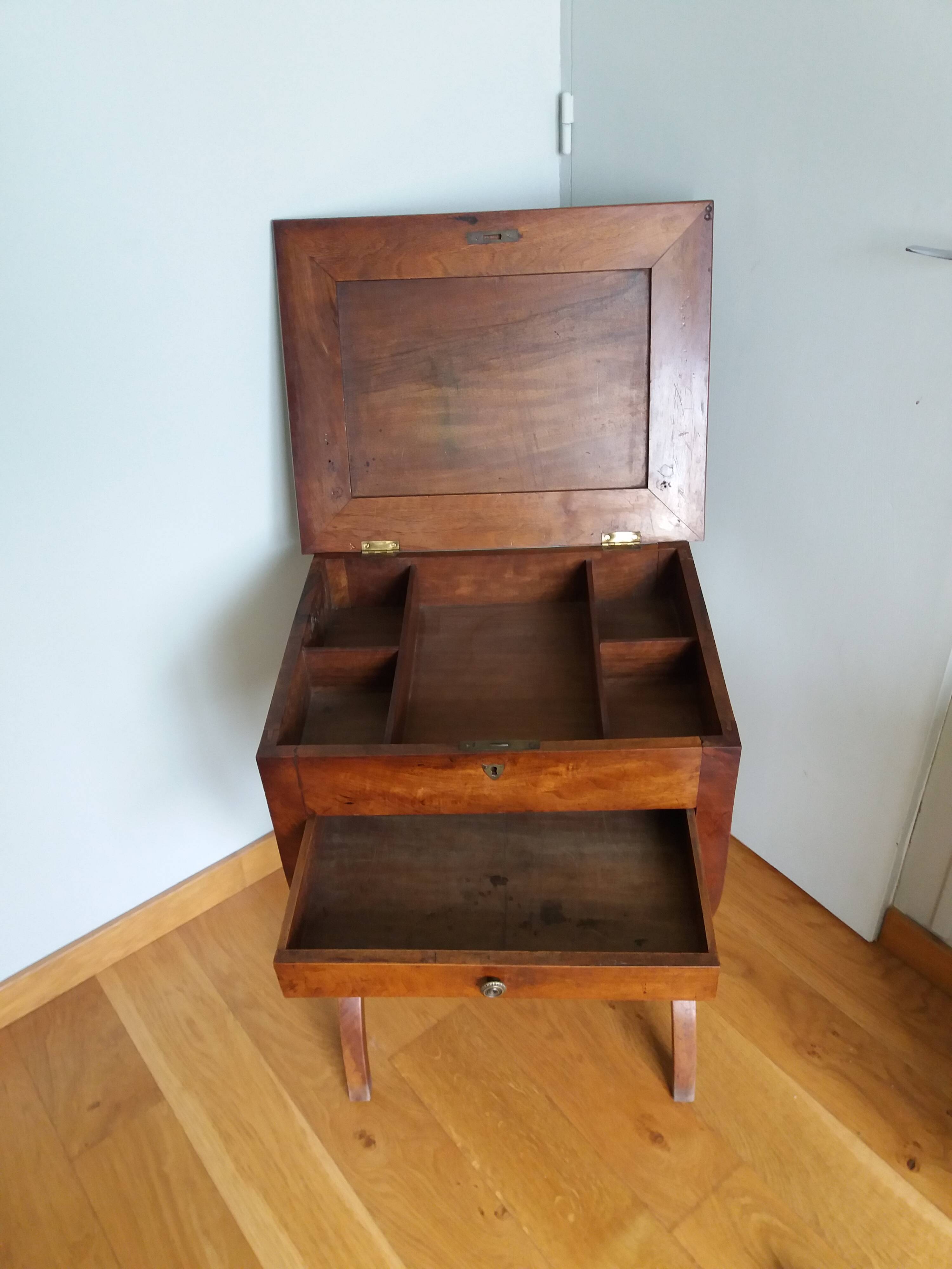 19th century sewing worker's work table