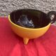 5 cups and 5 saucers signed Luc vallauris vintage
