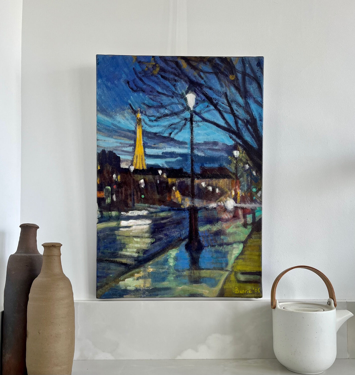 Between dog and wolf, Acrylic on canvas