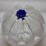 Globe Boule Pour Suspension Ou Lampe Lampadaire Vintage Mazzega Italie 1970 30cm