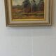 Huile sur toile. Paysage forestier par Dan Martin Masell (1910-1999).