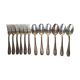 Ensemble de 12 couverts en métal argenté