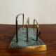 Letter holder in brass from the 1950s